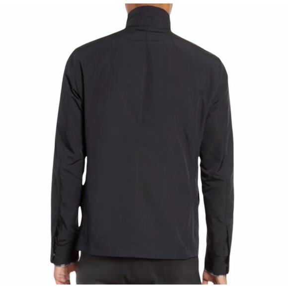 Theory Yost N. Fuel Stand Collar Jacket Black Size Men's XL Utility Chore Basic - Picture 2 of 15